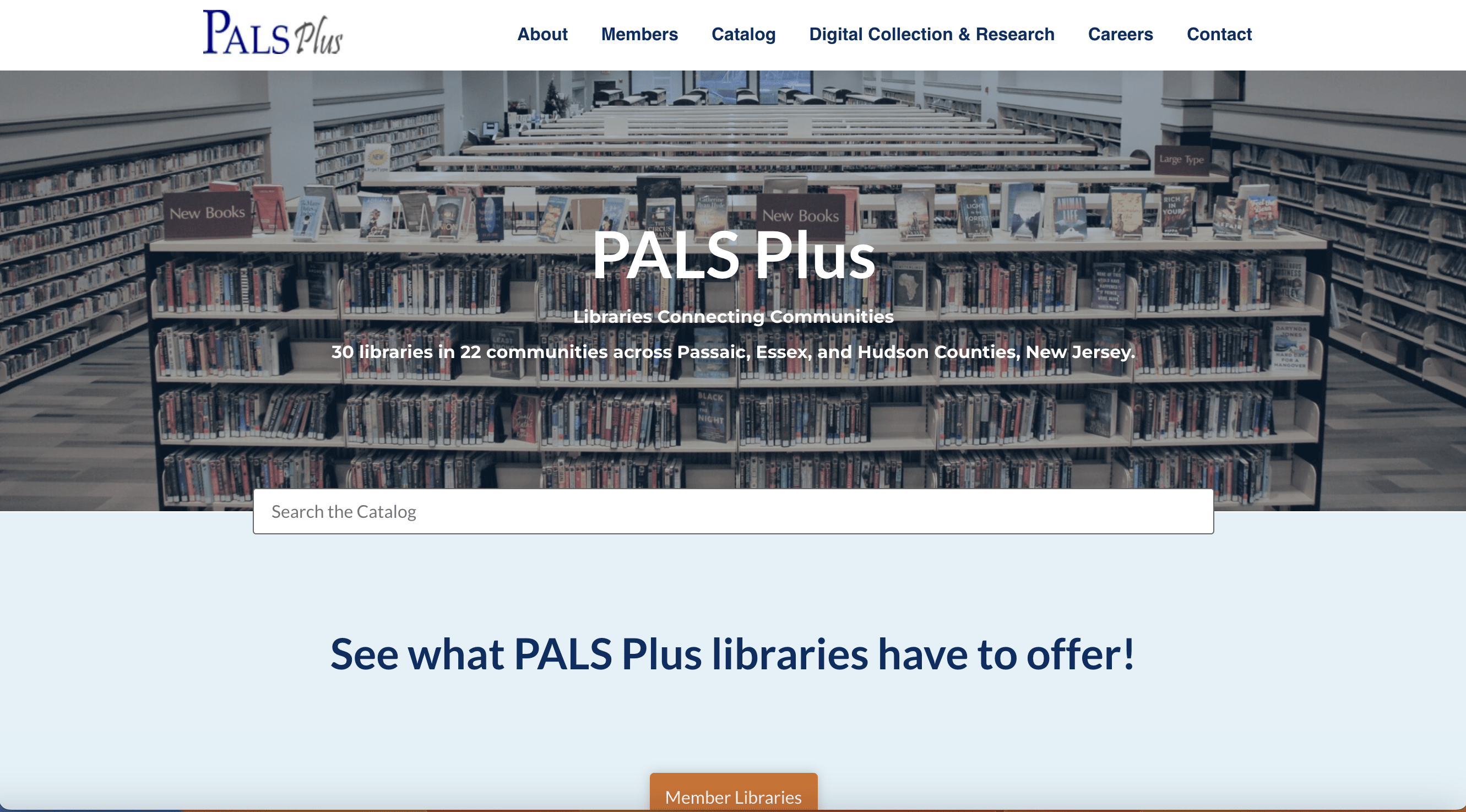 Pals Plus homepage